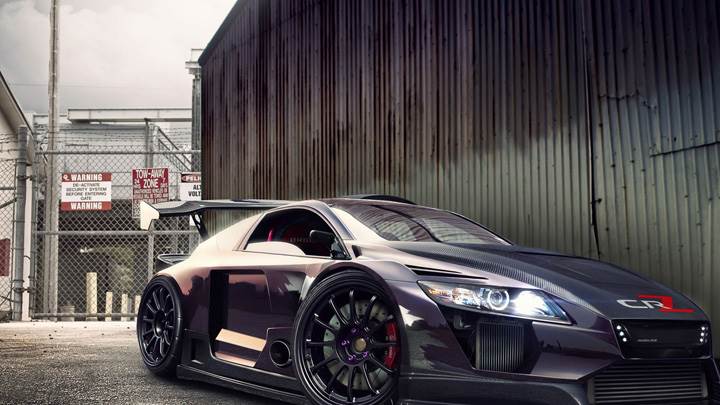 Honda CR-Z In Grey Side Pose